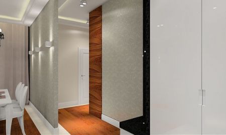 Projekt nowoczesnego apartamentu z elementami glamour