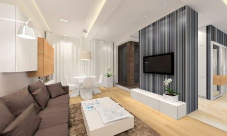 Projekt wnętrz mieszkania o powierzchni 48m2