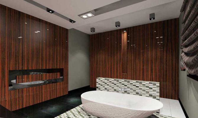 Projekt łazienki z wykorzystaniem płytek firmy dunin. 