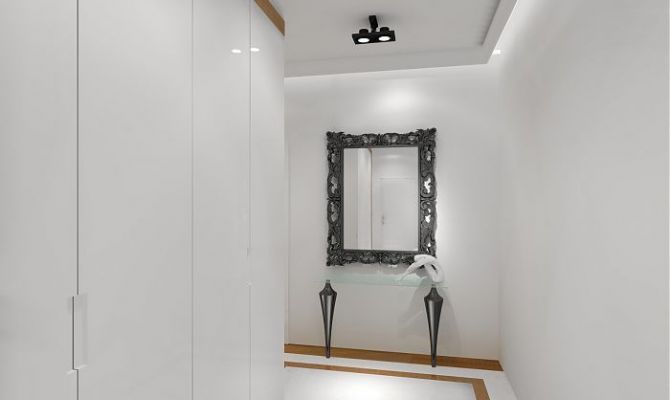nowoczesny apartament w czerni i bieli