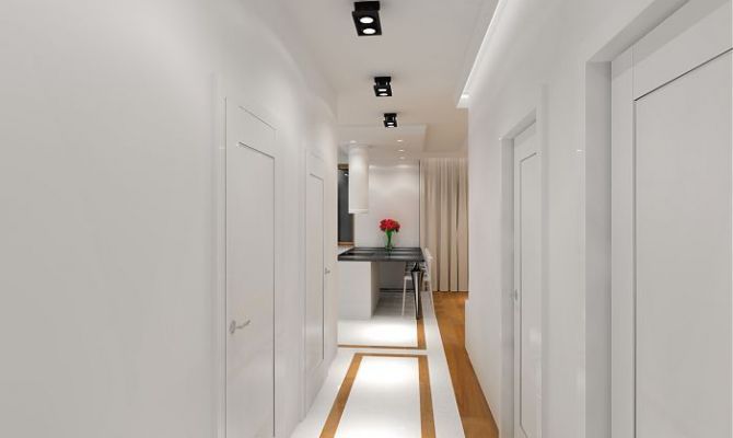 nowoczesny apartament w czerni i bieli
