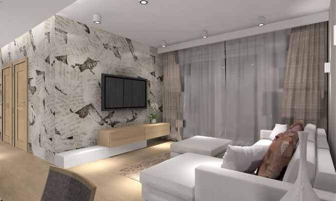 jasne, przytulne mieszkanie z dębową podłogą i meblami