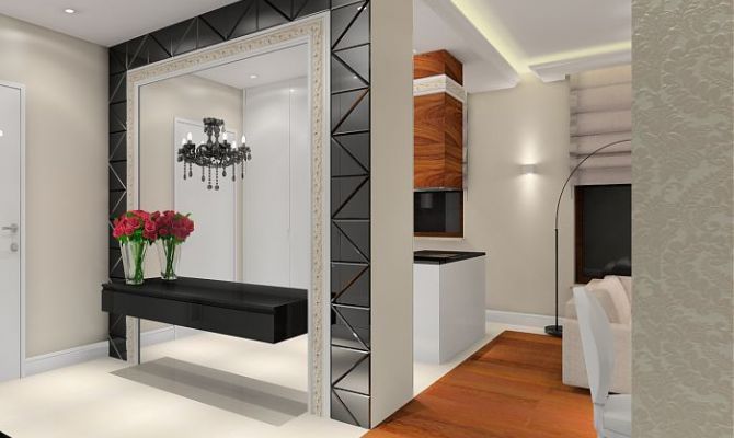 Projekt nowoczesnego apartamentu z elementami glamour