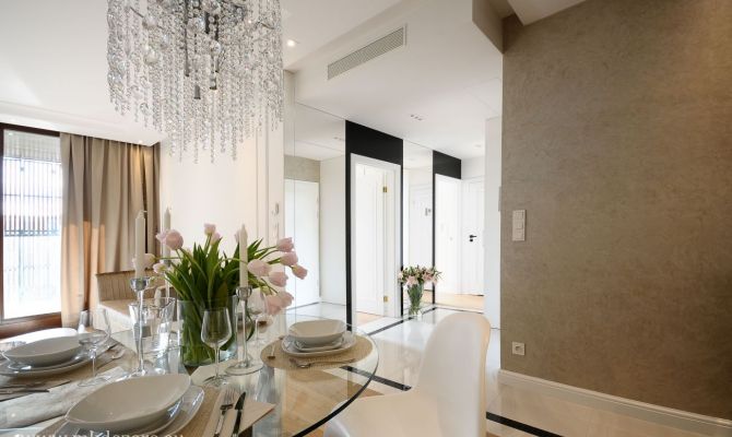 Projekt apartamentu - projektowanie wnętrz Warszawa