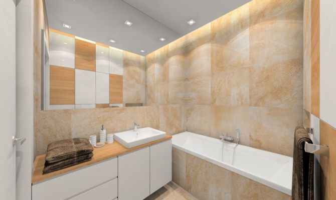 Projekt wnętrz mieszkania o powierzchni 48m2