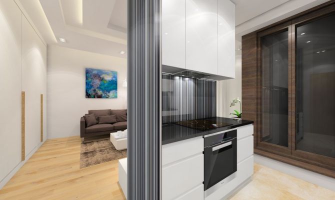 Projekt wnętrz mieszkania o powierzchni 48m2