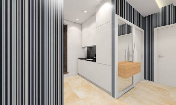 Projekt wnętrz mieszkania o powierzchni 48m2