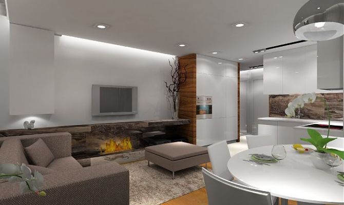 Przytulne mieszkanie z biokominkiem