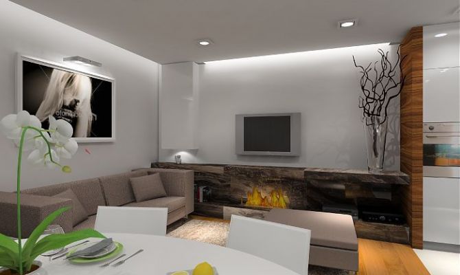 Przytulne mieszkanie z biokominkiem